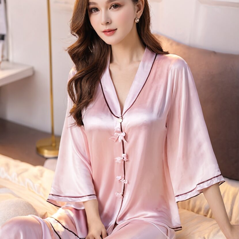 Despoina Long Pajama – Pure Silk