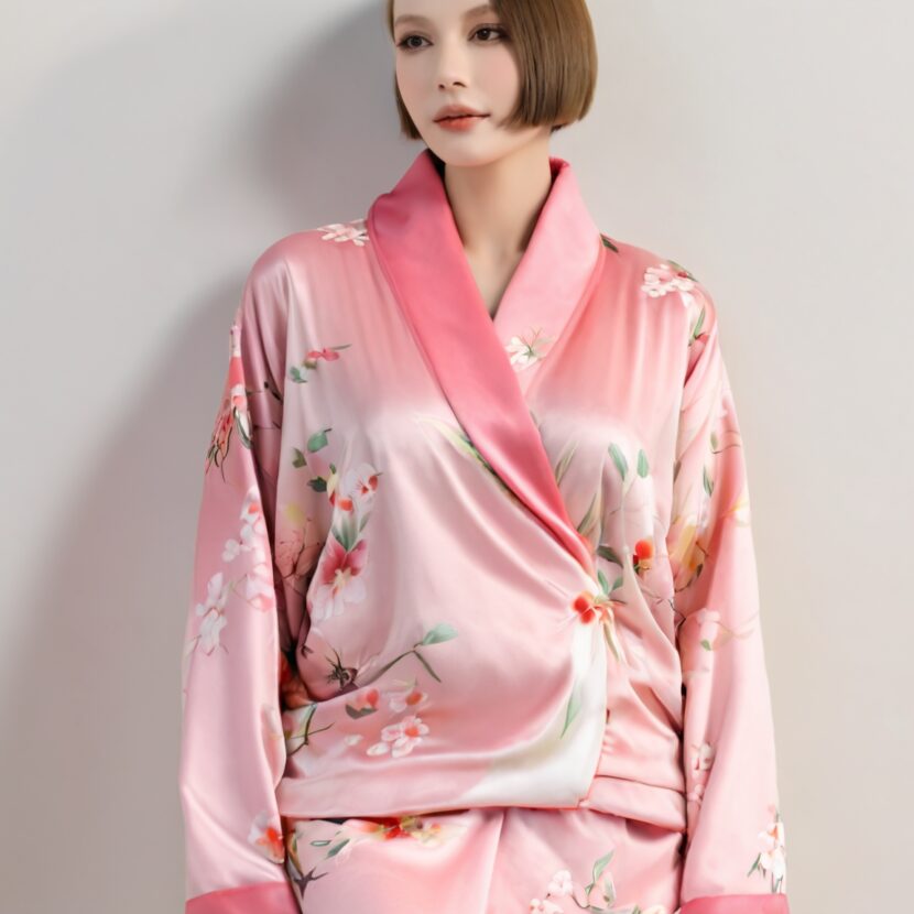 Astraia Viscose Satin – Bed Jacket