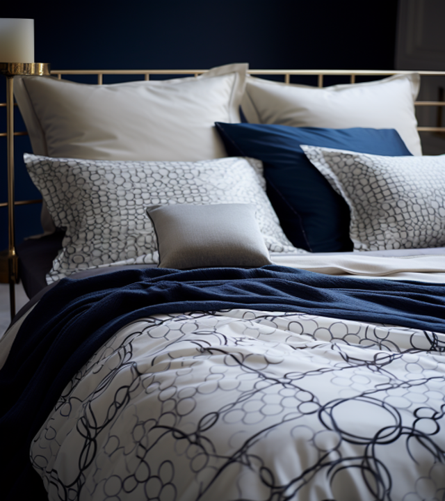 Magnolias Sateen Duvet Cover Set